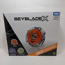 TAKARA TOMY BEYBLADE X UX-21 Hellsnether Deck Set Silverwolf Wyvernhover Bag JP