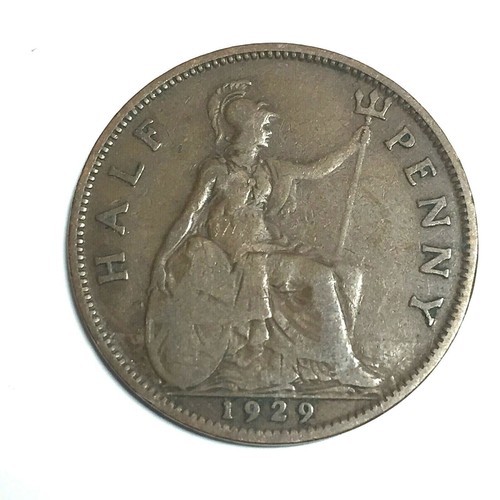 Great Britain half penny 1929 coin