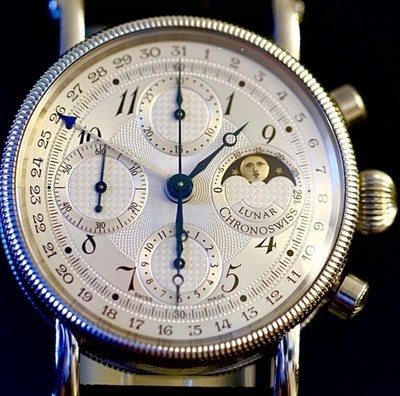 Chronoswiss Lunar Chronograph mit Mondphase mit Datum