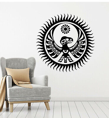 Laptop Ca Windows Indian Totem Pole Eagle Vinyl Decal Sticker for Wall Decor