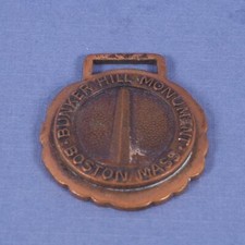 Vintage Bunker Hill Monument Watch Fob