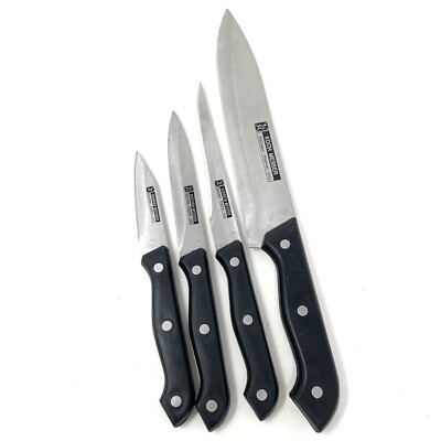 Knives Messer Stainless Rostfrei Inox Full Tang Black Koch Ausbein Kuchen Gemuse