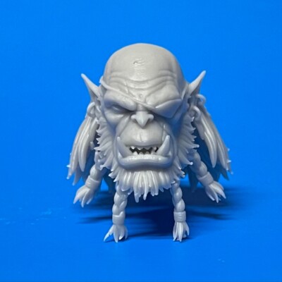 Use With Mythic Legions ML 1:12 Orc Captain Eye Patch Custom Resin Head