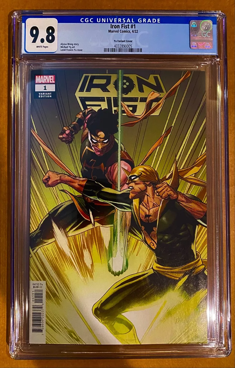 IRON FIST #1 YU VARIANT COVER 1:25 MARVEL COMIC BOOK FEB 2022 NEW SERIES