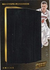 2017 Panini National Convention Kristaps Porzingis Massive Memorabilia 1/10 MEM