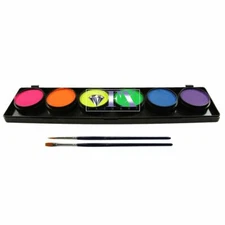 Diamond FX 6 Color Neon Face & Body Paint Palette