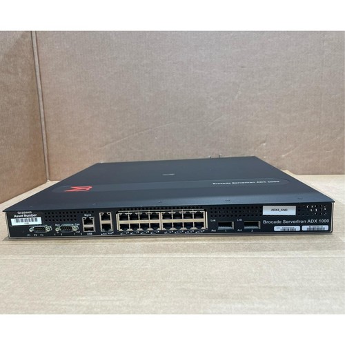 Brocade ServerIron ADX 1000 App Delivery Traffic Manager SI1216-4SSL-PREM 2xPSU - Zdjęcie 4 z 11