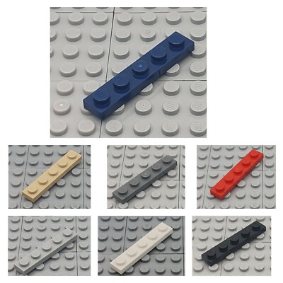 LEGO  5x Platte Basic Brick 1x5 - 78329 - diverse Farben