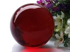 HOT Sell NATURAL POLISHED RED CRYSTAL SPHERE BALL 40mm +stand