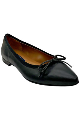 Margaux Women's The Pointe Flat Black Nappa