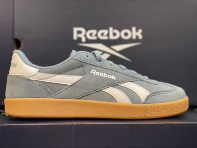 Reebok Men Smash Edge in Soft Slate/White/Gum Everyday Sneaker 100208241