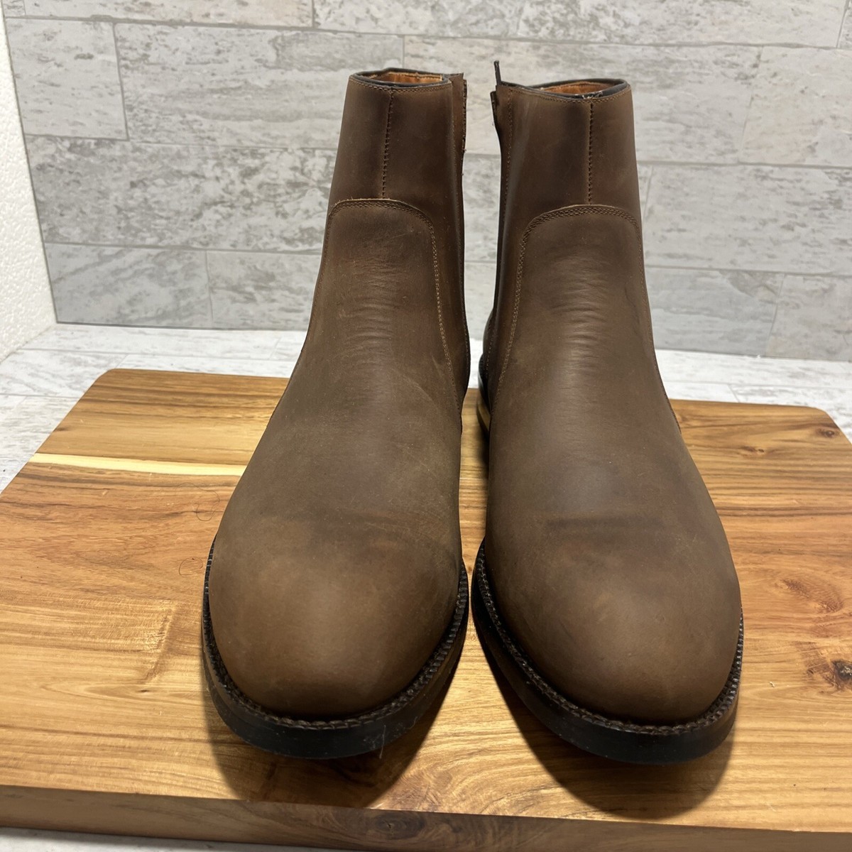 Beckett Simonon Easton Side-zip Boots Sz 9.5 Handcrafted 