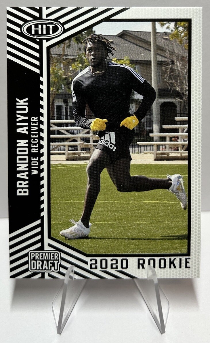 Brandon Aiyuk 2020 Sage Hit #80 RC CARD San Francisco 49ers