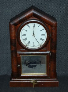 Antique Mantle Clock Ansonia Brass And Copper Needs Tlc Ebay