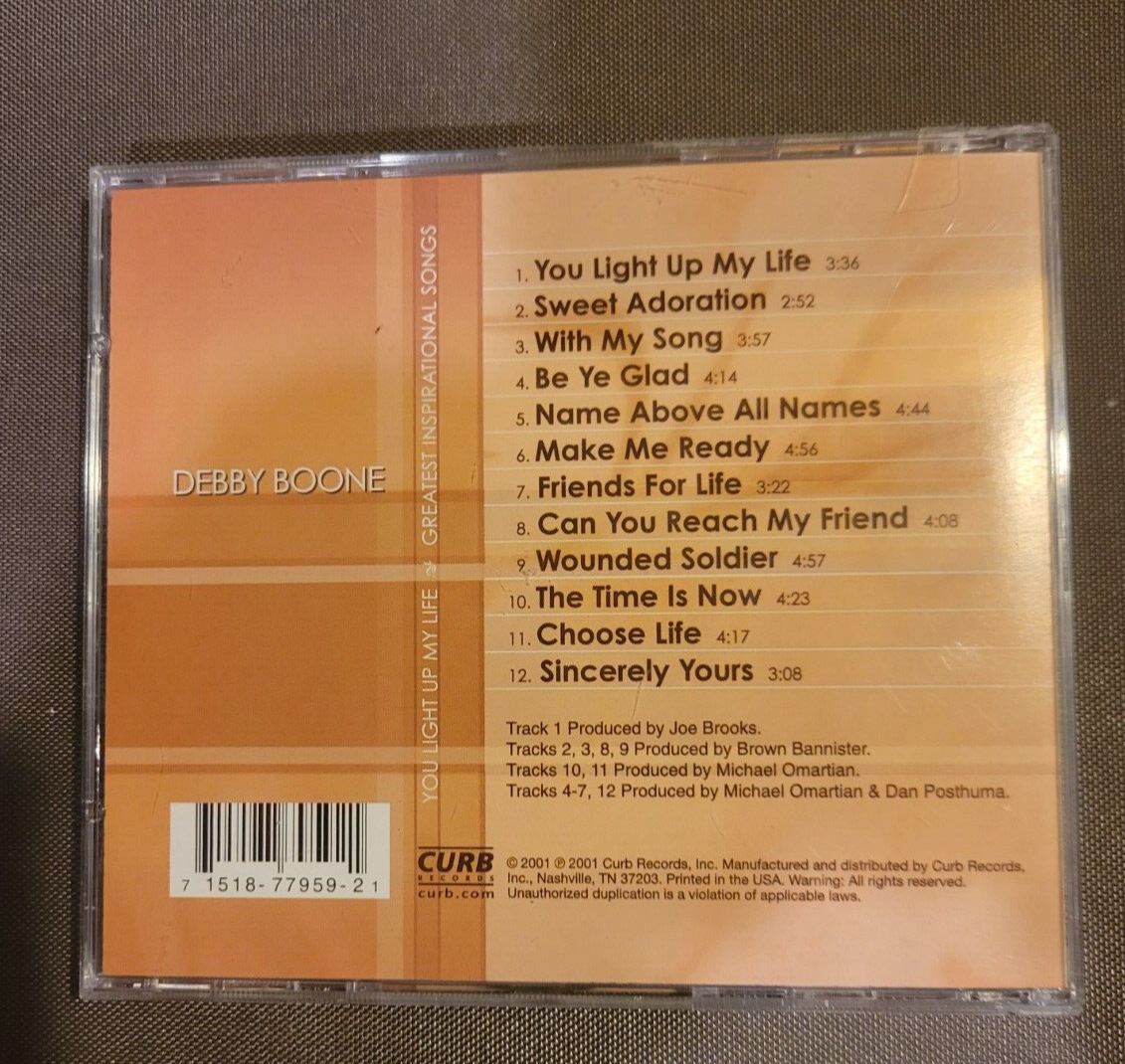 DEBBY BOONE GREATEST INSPIRATIONAL SONGS CD | eBay