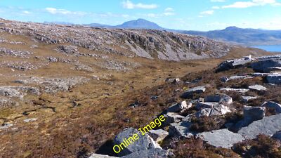 Foto 12x8 Schmelzwasserkanal über Loch Eriboll ? Alltan Lagain\/NC4059 Pe c2014