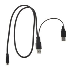 Mini USB Y Power Charger Data SYNC Cable Cord Lead for Double Power DOPO Tablet