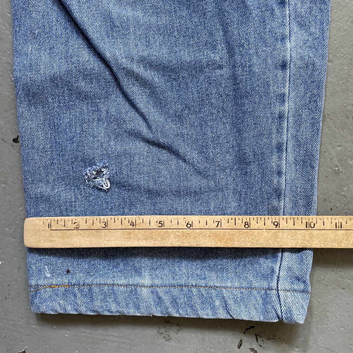 Vintage 1990s Solo Semore Denim Cargo Jeans Work Pants Distressed 