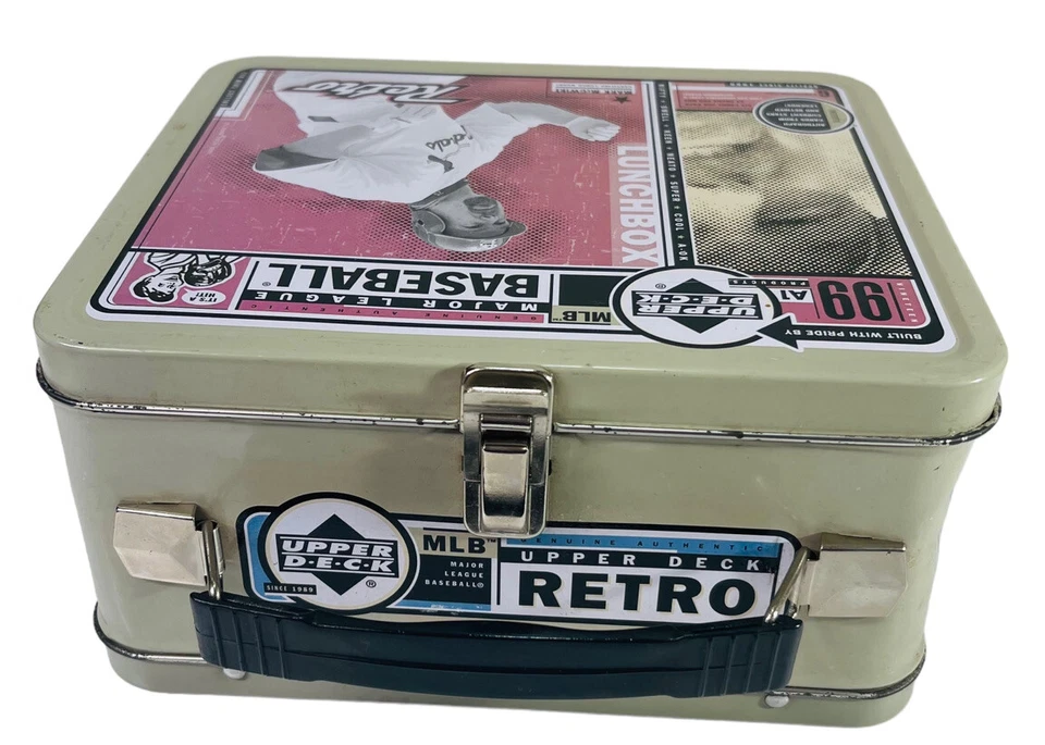 Lancheira de metal retrô Upper Deck Mark McGwire vazia 1999 ~ AMADA. - Imagem 3 de 4