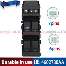Nuevo interruptor de control de ventana maestra eléctrico delantero izquierdo para Jeep Compass 4602780AA