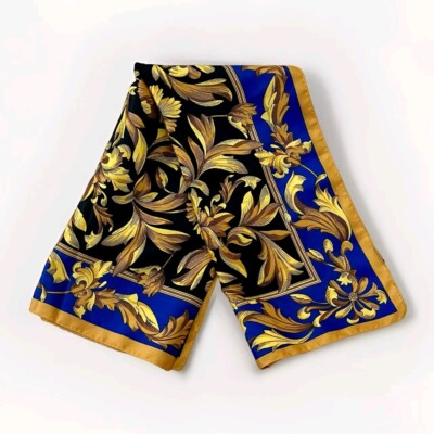 Italian Scarf Tie Rack Made In Italy ornate gilded baroque gold flower leaf