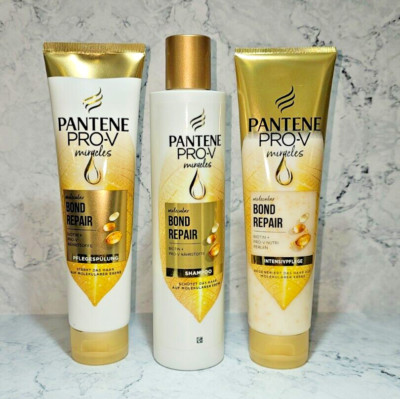 PANTENE PRO-V Miracles Bond Repair Set  Shampoo Spülung Intensivpflege Neu