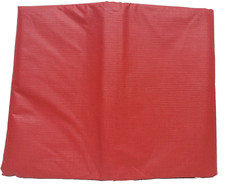 Peva Vinyl Flannel Back Tablecloth 52" x 52" Square 4 people RED COLOR, BH