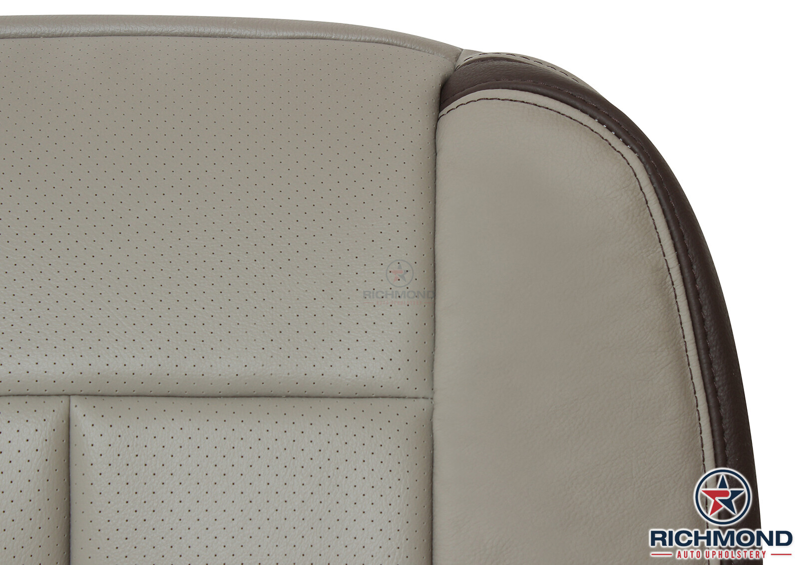 2009 Ford F150 Platinum EdDriver Side Bottom Perforated Leather Seat