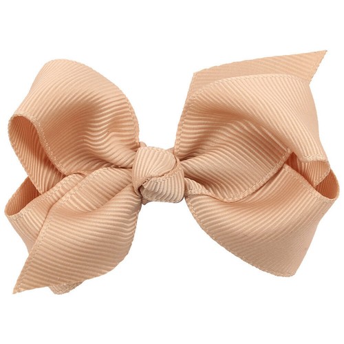 Grosgrain Ribbon Bows Hair Clip Kids Girls Hair Bows Solid Color Metal Barrettes - Picture 17 of 35