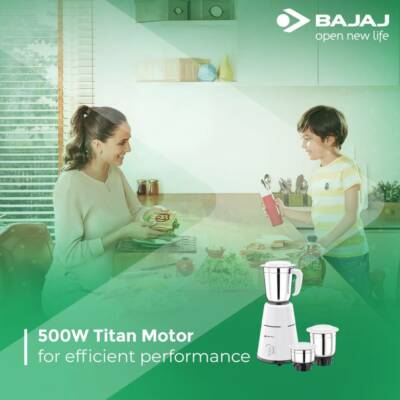 bajaj gx1 mixer grinder 500w