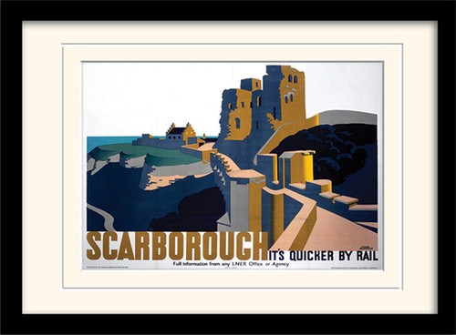 Yorkshire Tourism Art Posters Framed Prints 78 Different York Scarborough Dales - Picture 46 of 90