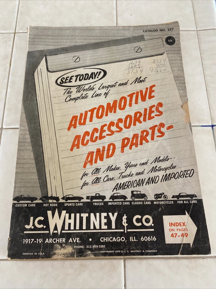Original 1970 Whitney Company Automotive Accessories, 53 OFF