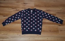 Champion Sweatshirt Women’s Dark Blue Size XS All Over Print Sneaker Freak