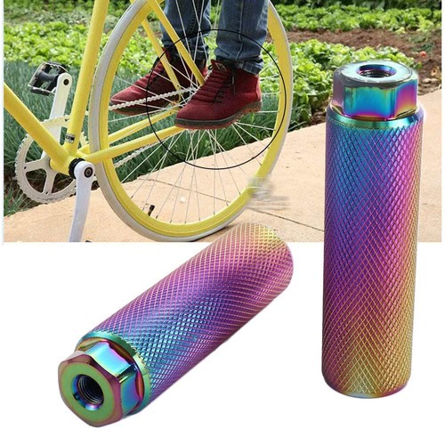 1Pair BMX Pegs Bicycle Pedals MTB Bike Foot Hold Aluminum Alloy Foot Stunt Peg - Picture 5 of 10
