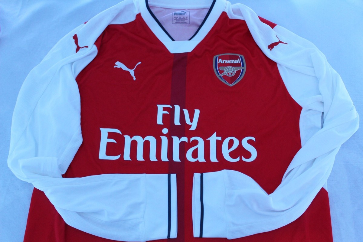 Arsenal FC Authentic Puma Jersey Size Large 2016-2017 | eBay