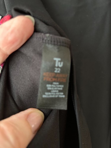 TU BLACK SWIMSUIT SIZE 22 NWOT - Picture 6 of 7