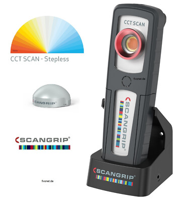 Scangrip SUNMATCH 4 CCT SCAN-Funktion Arbeitsleuchte Aufbereitung Detailing Lack