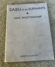 Sabu of The Elephants Hardback Book 1938