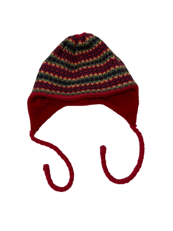 De Colección Piel de Tortuga Niños Amapola Gall Invierno Gorro Esquí Sombrero Lana Tejido Forro Polar Foto 2 de 4