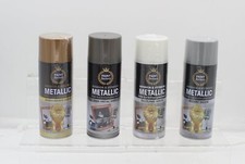 400ml Metallic Int/Ext All Purpose Gloss Finish Spray Paint Choice of 4 Colours