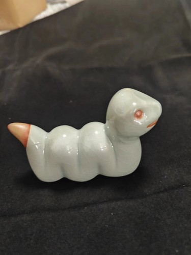 chinese porcelain geyao ge ware 12 zodiac:snake - Picture 2 of 5