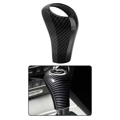 Cubierta de perilla de cambio de marchas de fibra de carbono para Mercedes-Benz Clase E (2006-2012) - Imagen 3 de 13