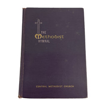 Vintage Methodist Hymnal Music Hymns Song Book Religion Religious 1966 Purple