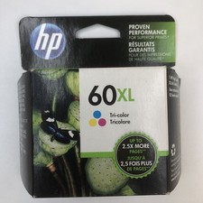 HP 60XL Ink Cartridge Tri-color High Yield Original Genuine CC644WN EXPIRED