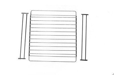 Grillrost verchromt ausziehbar von 37 bis 53 cm, universal für Backofen