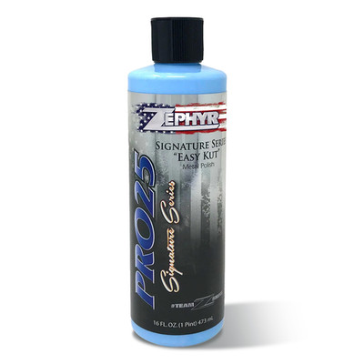 Zephyr - Pro 25 Easy Kut Liquid Metal Polish - Stainless Steel Chrome Aluminum