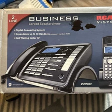 RCA Visys Answering System 2-Line Corded/Cordless Model 25255RE2 Missing Pieces