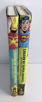 LEGION OF SUPER-HEROES BEFORE THE DARKNESS HARDCOVER VOL 1 & 2 DC COMICS CONWAY