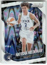 2025 Panini Prizm WNBA #53 Natisha Hiedeman White Seismic Prizms