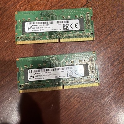 Micron 8gb SODIMM Ddr4 Laptop Memory RAM Pc4-2400t Mta8atf1g64hz